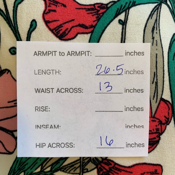 🌺FLORAL PENCIL SKIRT🌺 M - Picture 7 of 7